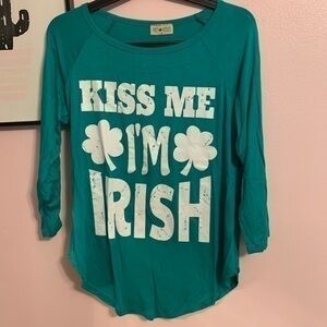 free kisses | kiss me im Irish long sleeve